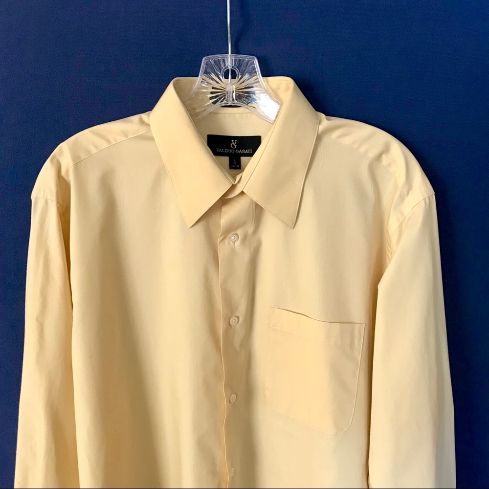 Vaterio Garati Mens Dress Shirt  • Size L/16 • GUC - Picture 2 of 4